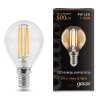 LED žarnica Gauss Filament Globe E14 4W 2700K