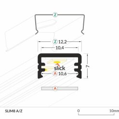 LED_profile_SLIM8_dimensions_500